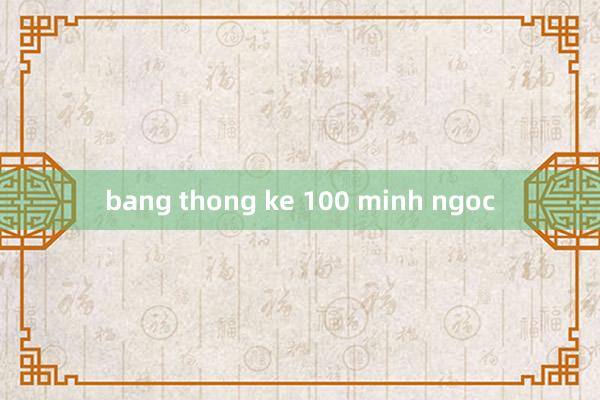 bang thong ke 100 minh ngoc